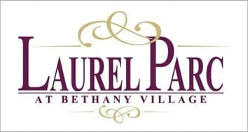 A logo of laurel park, bethany village.